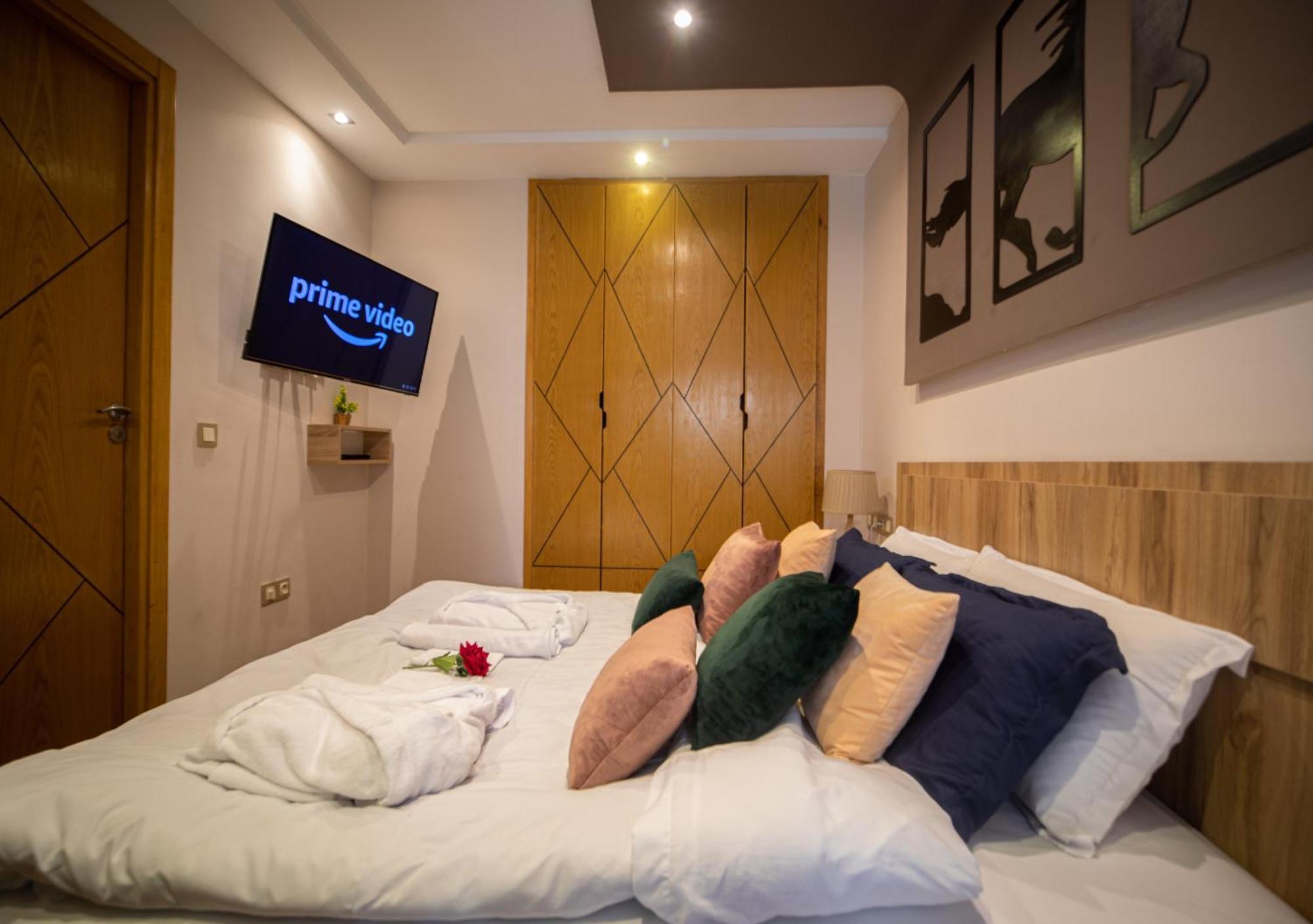 R101- Cosy And Stylish Apartment With King Size Bed- Belvedere Касабланка Экстерьер фото